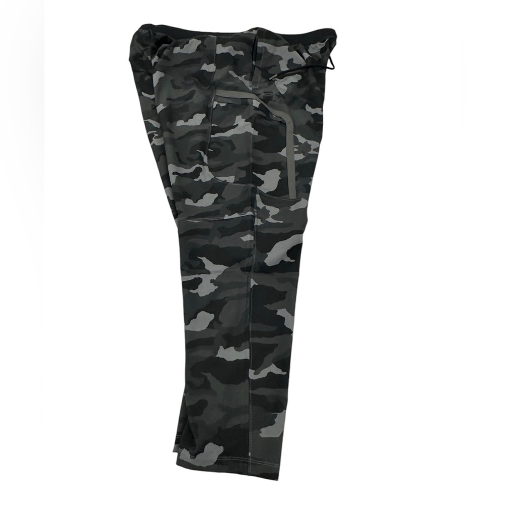 Mens Under Armour Ua Elite Black Camo Print Cargo Pants 3xl New